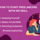 How to start Freelancing with no skill